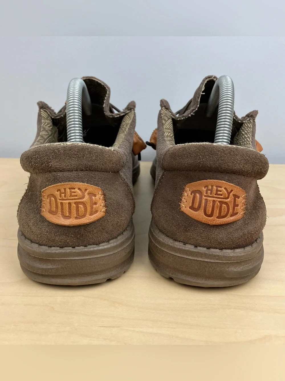Hey Dude Men’s Size 9.0 Wally Corduroy Chocolate Brown Casual Slip On Loafers